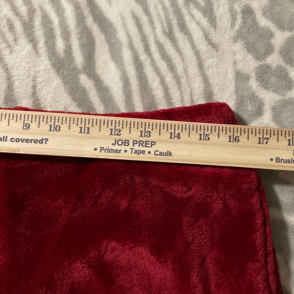 Red Hooded Pullover with Joyful Embroidery - Picture 11 of 11